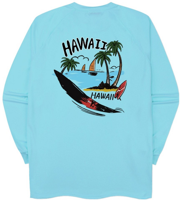 일루소 보드하와이 오버핏 래쉬가드 긴팔 티셔츠