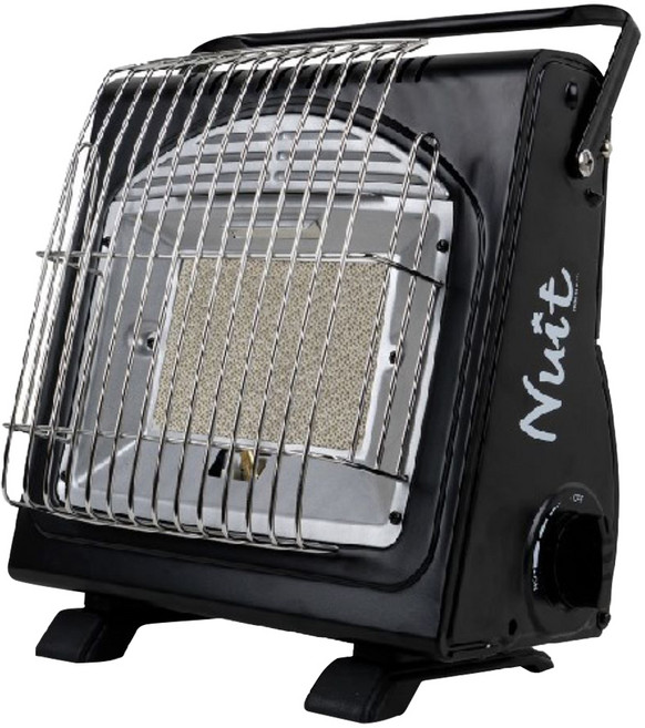 Nuit 努特 國王企鵝瓦斯暖爐1.7KW NTW39, 黑色, 1個