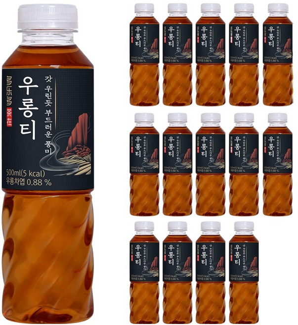 토레토 우롱티, 15개, 1개입, 500ml