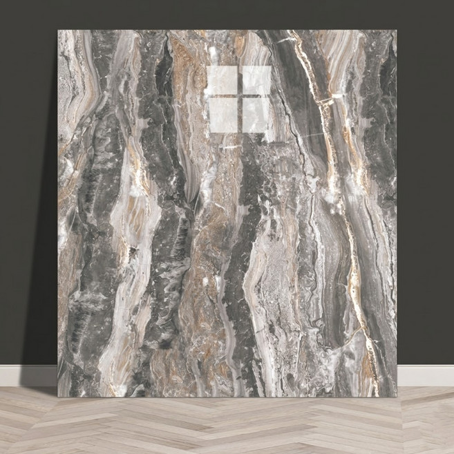 부트핏 두꺼운 대리석 타일형 주방 욕실 방수 인테리어 시트지 0.2mm 10p, 타입38