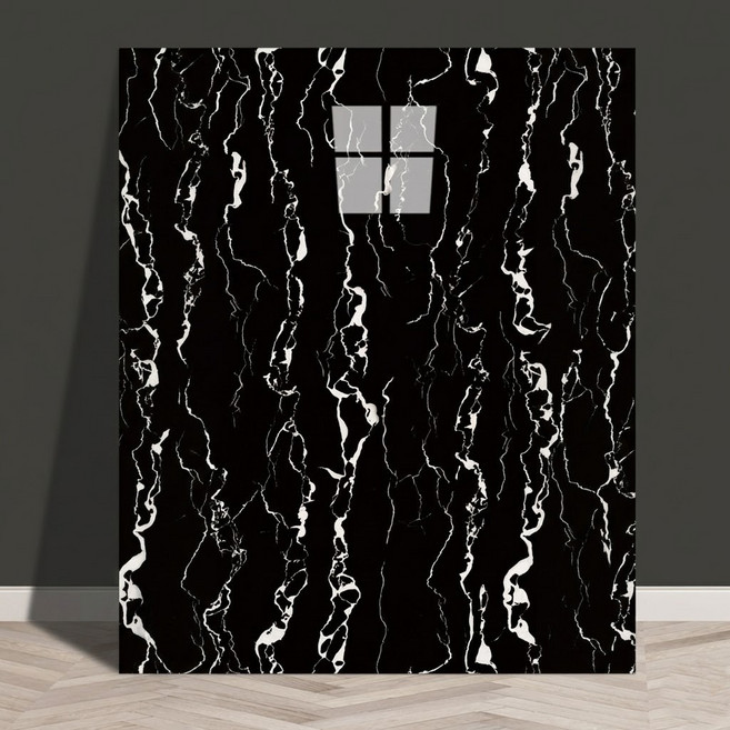 부트핏 두꺼운 대리석 타일형 주방 욕실 방수 인테리어 시트지 0.2mm 10p, 타입46