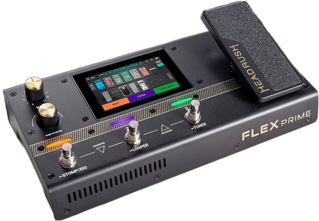 헤드러쉬 터치스크린 플렉스 프라임 올인원 컴팩트 이펙터, 1개, 혼합색상, Headrush Flex Prime