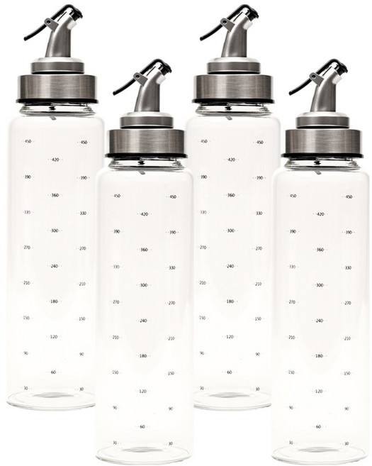 인블룸 퓨어 글라스 원터치 오일병, 4개, 500ml