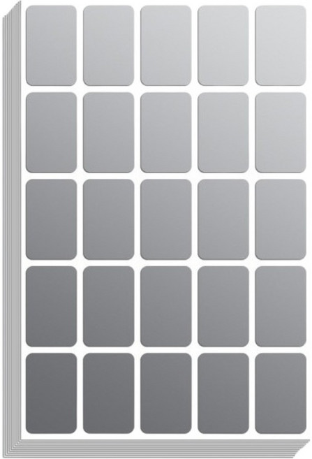 모노페이지 다용도 방수 라벨 네임 스티커, 10개, 25개입