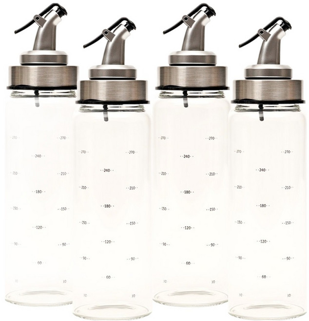 인블룸 퓨어 글라스 원터치 오일병, 4개, 300ml