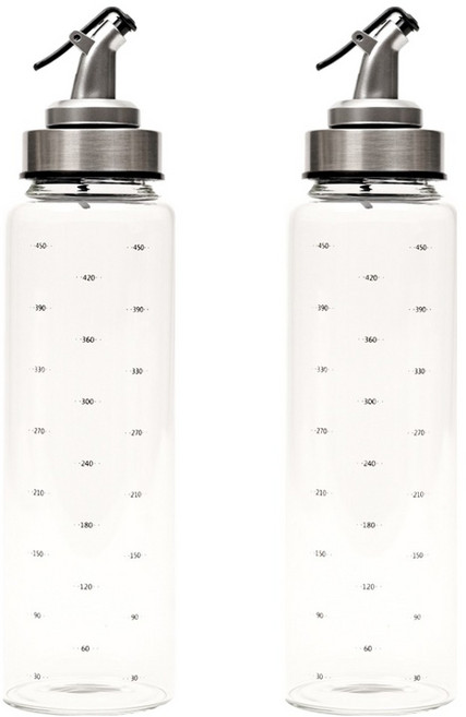 인블룸 퓨어 글라스 원터치 오일병, 2개, 500ml