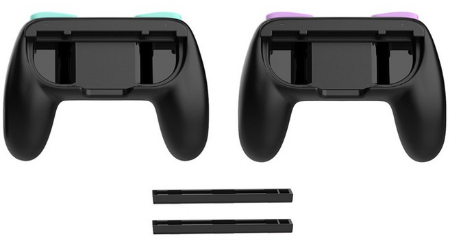 DOBE 握把 Switch1/2代適用, 黑青紫, 2個, TNS-3162S