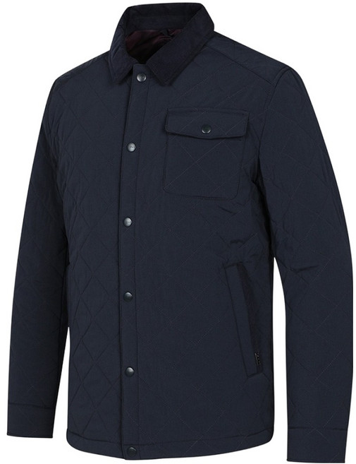 PAT 남성용 간절기 와이카라 퀼팅 점퍼