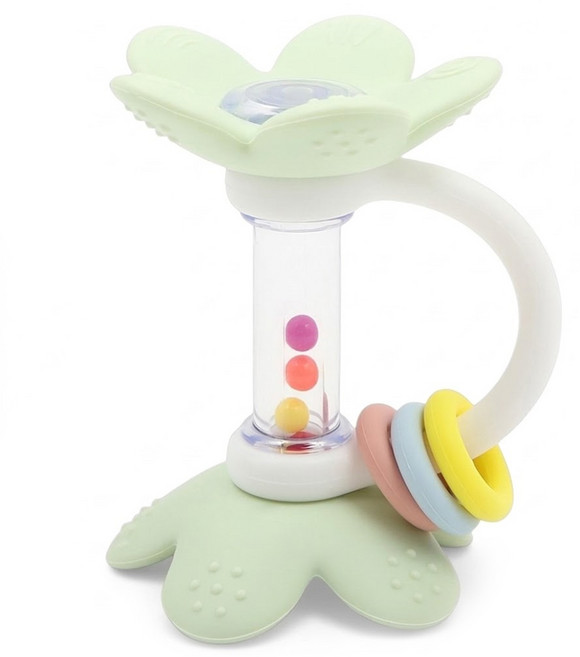 TRENi Mini BABY JUJU 固齒器, 花朵, 1個, 單品