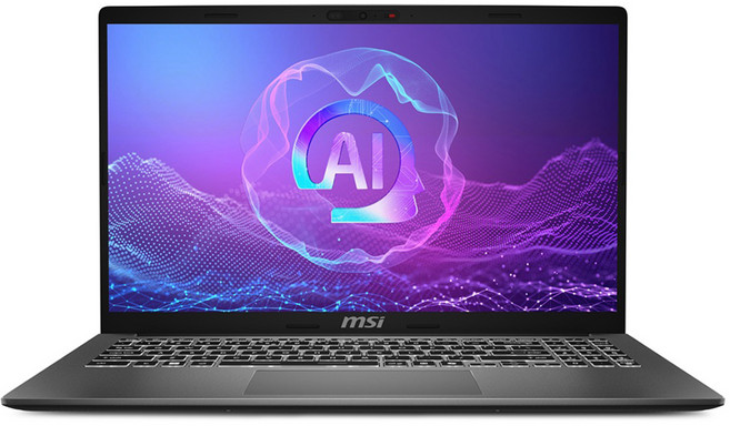 MSI 2026 모던 A15 AI 플러스 라이젠 AI 라이젠 AI 300 시리즈, 플래티넘 그레이, F3HMG-017XKR, 512GB, 16GB, Free DOS