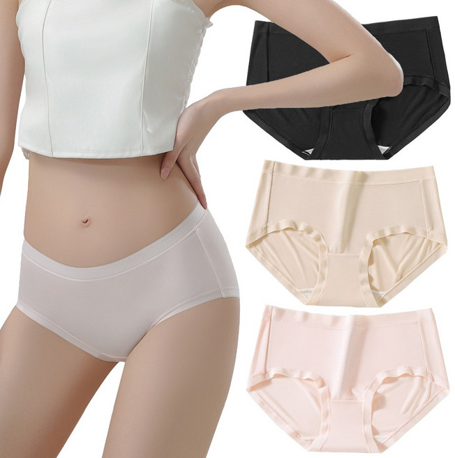 속옷스토리 여성용 소프트 데일리 편한 팬티 3종 세트 SWP-6031