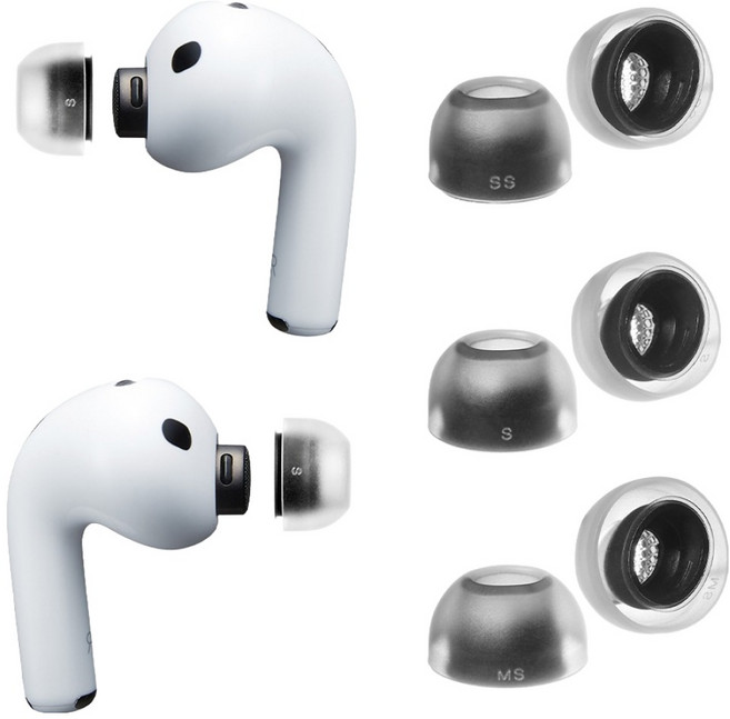 아즈라 맥스 에어팟 프로3 이어팁 3종 x 2p 세트, 1세트