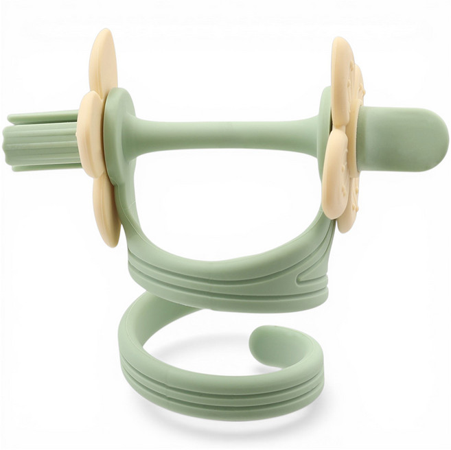 TRENi Mini BABY JUJU 固齒器, 小花捲, 1個, 單品
