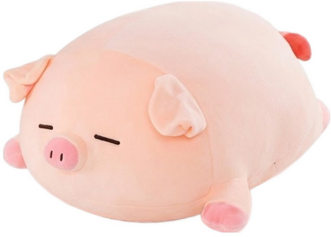 다다랜드 동물 바디필로우 쿠션 인형, 졸린 돼지