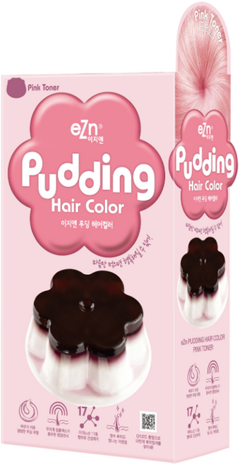 eZn 푸딩 셀프 염색약 젤형 140ml, 핑크토너, 1개
