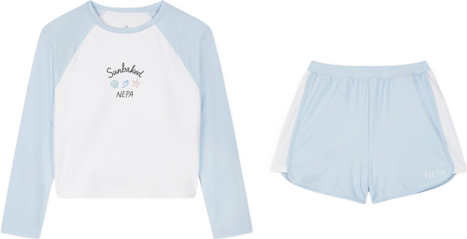 NEPA KIDS 防磨衣長袖上衣 + 褲子套裝