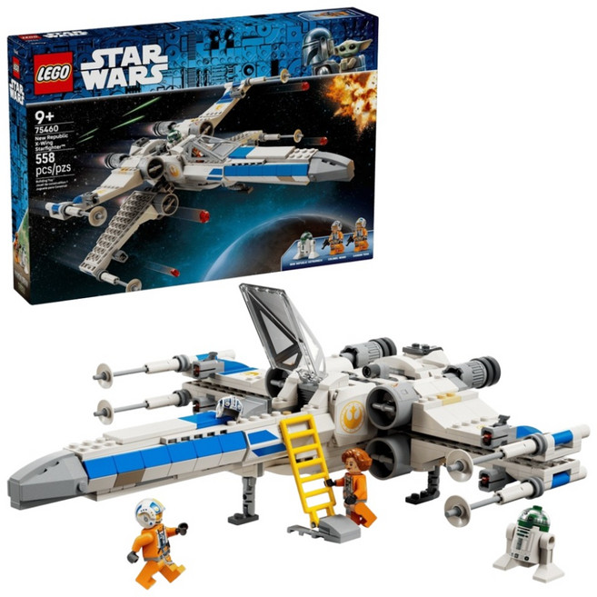 LEGO 星際大戰 新共和國 X翼星際戰機 New Republic X-Wing Starfighter 75460, 1套