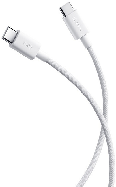 샤오미 C타입-C타입 3A 케이블, 화이트, 1개, 1m