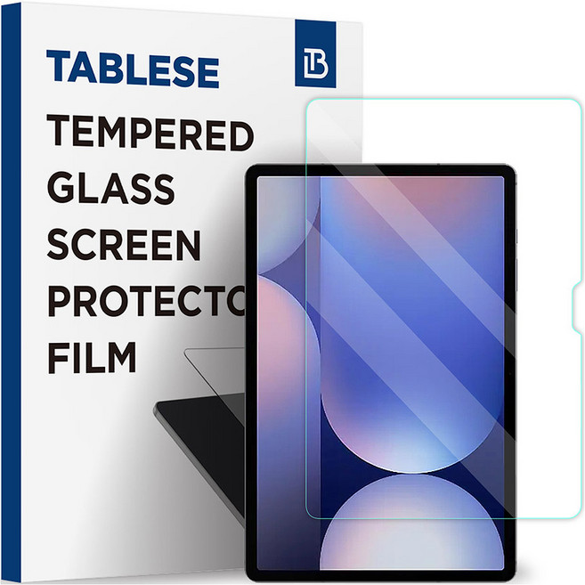 태블리스 9H GLASS PROTECTOR FILM 2.5D 라운딩 올레포빅 코팅 강화유리필름 세트, 투명, 1개