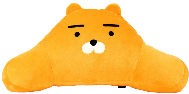 카카오프렌즈 어부바 차량용 등쿠션, 라이언, 1개