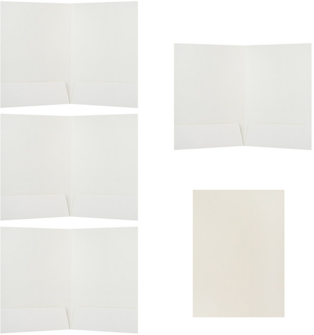 세우세 종이 A4 파일 엘홀더, 화이트, 5개