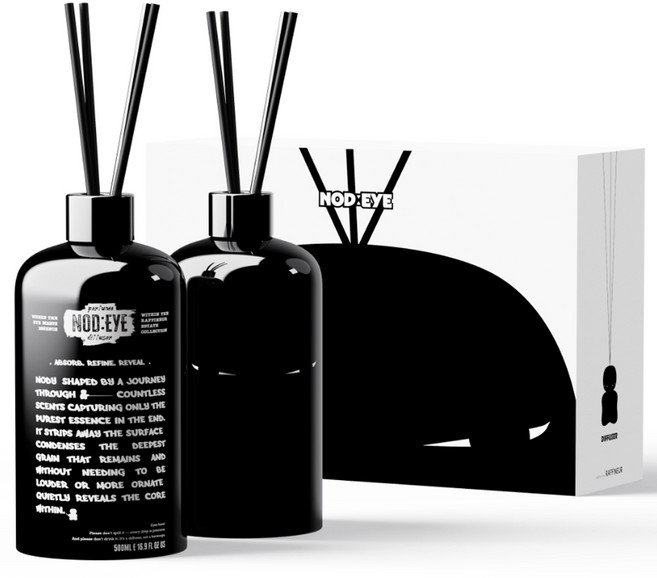 라피네르 노드아이 퍼퓸 디퓨저, 2개, 500ml, 로즈 샵