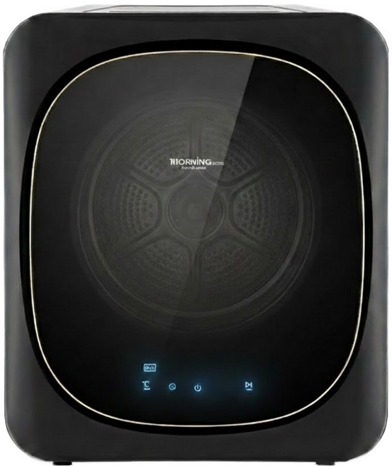 대웅 4세대 스마트 AI 회전형 미니건조기 4kg 고객직접설치, DWCD-E2404SJ, 블랙