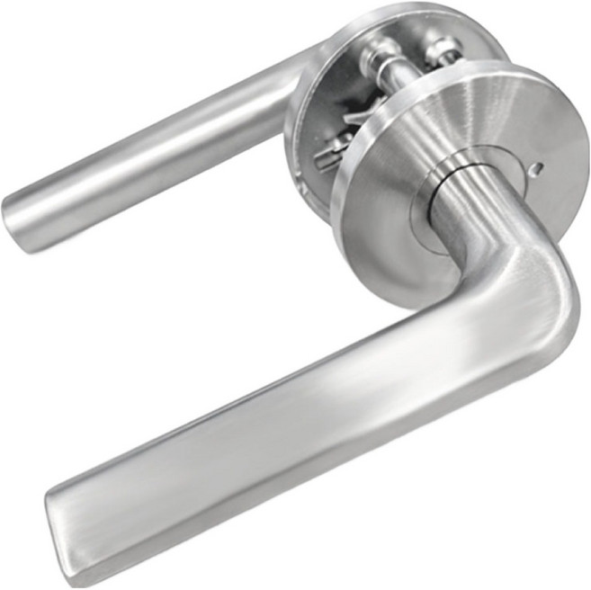 케이원도모 방문 손잡이 306 SS, stainless steel, 1개