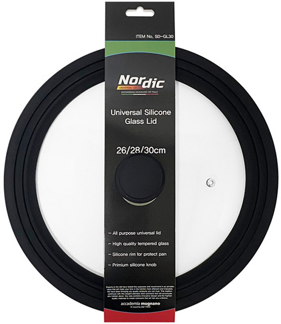 am 실리콘 다용도 강화유리 뚜껑, 1개, 30cm