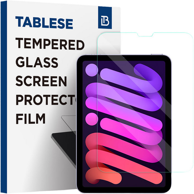 태블리스 9H 2.5D 라운딩 올레포빅 코팅 강화유리필름 세트, 투명, 1세트