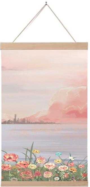 부트핏 침실 벽 인테리어 패브릭 그림 족자, 타입6