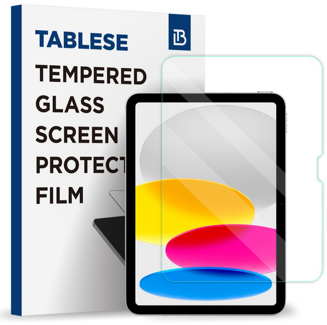 태블리스 9H GLASS PROTECTOR FILM 2.5D 라운딩 올레포빅 코팅 강화유리필름 세트, 투명, 1세트