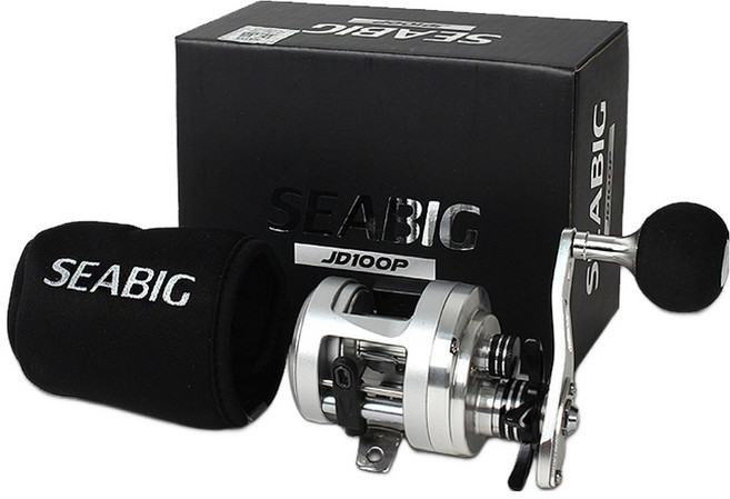 싸파 씨빅 만능 장구통릴, 실버, JD-100P