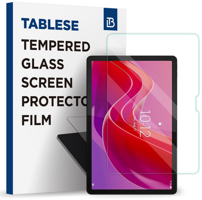 태블리스 9H 2.5D 라운딩 올레포빅 코팅 LN 곡선형 강화유리필름 세트, 투명, 1개