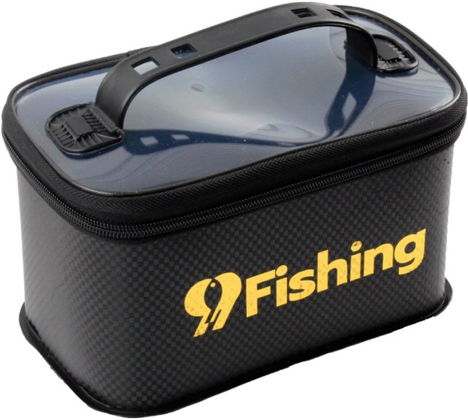 999피싱 다용도 낚시 소품 가방 정리통 에기 채비 태클박스 케이스, 블랙, 1개