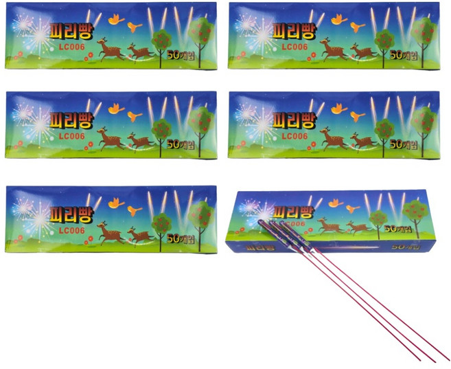 원스타 새쫓기 야생동물 퇴치 피리빵 파워로켓, 혼합색상, 300개
