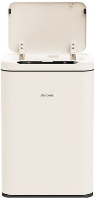 다룸 스마트 자동 센서 쓰레기통 일반형, 아이보리