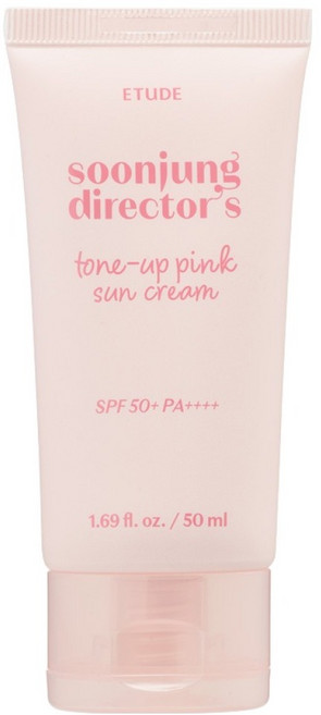 ETUDE 純晶電影導演粉紅潤色防曬霜 SPF50+ PA++++, 1個, 50ml