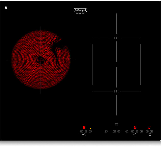 드롱기 빌트인 하이브리드 전기레인지 3구 고객직접설치, DHH63 BX