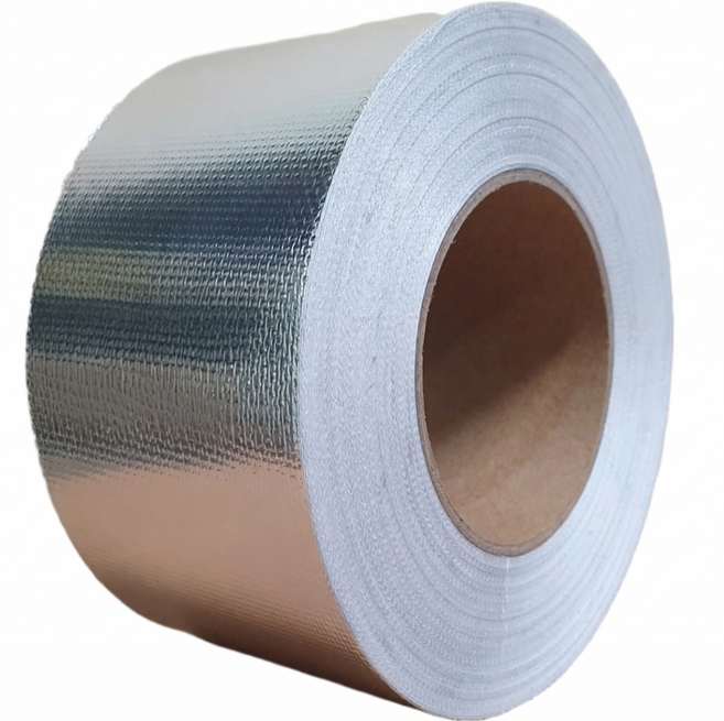 덕트몰 고강도 고인장력 화이바 FIBER 유리섬유 GLASSWOOL 점착 테이프 0.22mm x 75mm x 50m, 1개