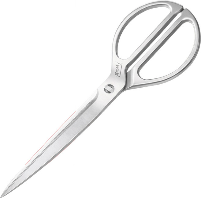 아뻬티 프리미엄 올스텐 분리형 주방 가위, 실버, 1개