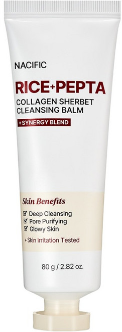 네시픽 라이스 펩타 콜라겐 샤베트 클렌징 밤, 80g, 1개