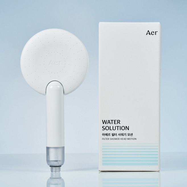 Aer 過濾蓮蓬頭 Motion, 白色, 1個