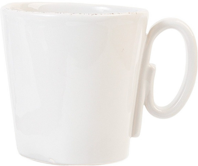 버지니아까사 라스트라 머그컵 480ml, 비앙코, 1개