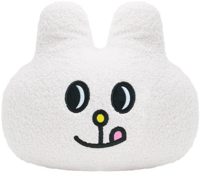 BUNNI KONBINY 兔子便利商店 發光絨毛抱枕 MAYO, 白色