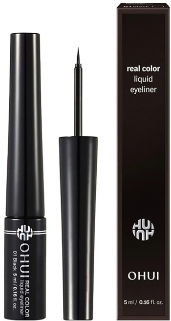 오휘 리얼컬러 리퀴드 아이라이너 1호 5ml, 블랙, 1개 - 쿠팡