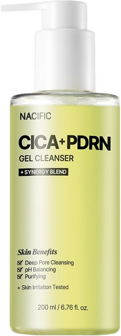 NACIFIC 芽萃CICA PDRN潔面凝膠, 1個, 200ml