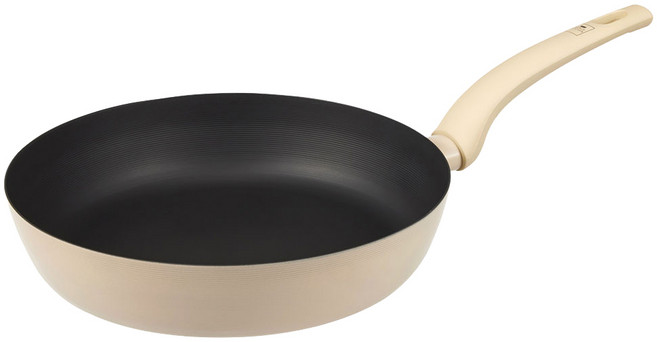 Corelle Brands 康寧餐具 WORLD KITCHEN 平煎拿鐵鍋 台灣製 奶茶色, 1個, 28cm