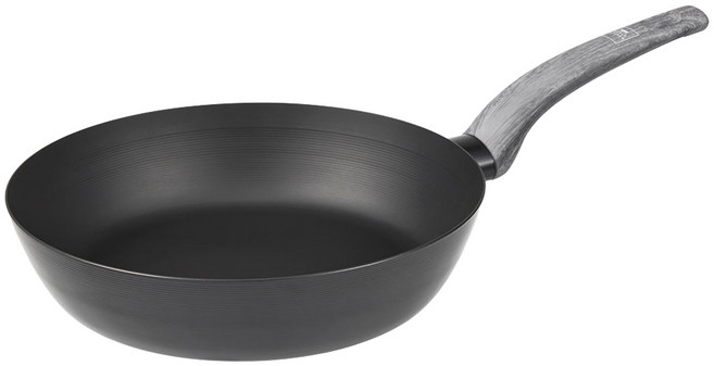 Corelle Brands 康寧餐具 WORLD KITCHEN 平煎拿鐵鍋 台灣製 黑色, 1個, 24cm
