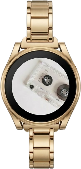 우먼스9999 갤럭시워치 호환 슬림 글로시 메탈 밴드 20mm, 로즈골드, 1개